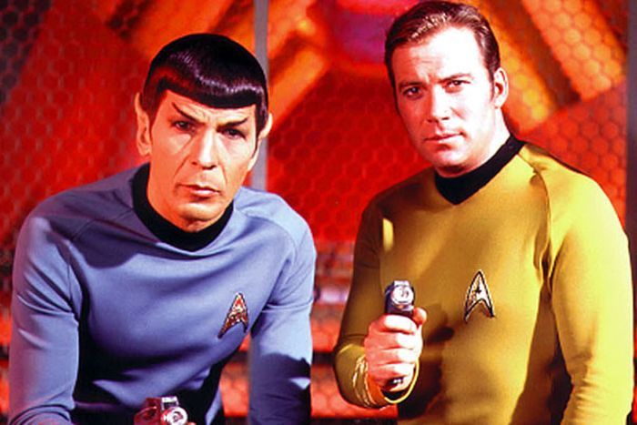 Kirk and Spock